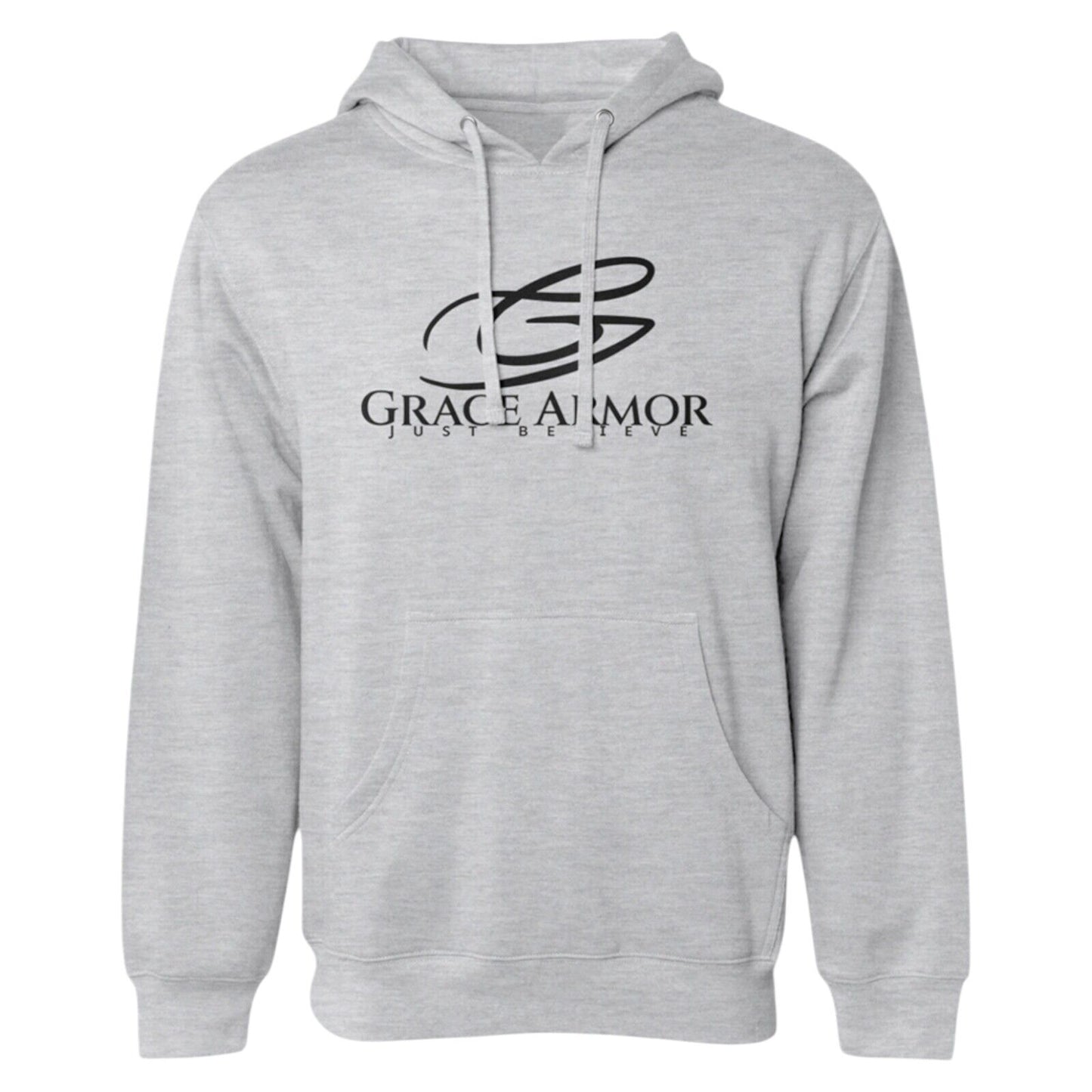 2 Corinthians 12:9 Gray Religious Apparel Jesus Hoodie Christian Clothing Unisex