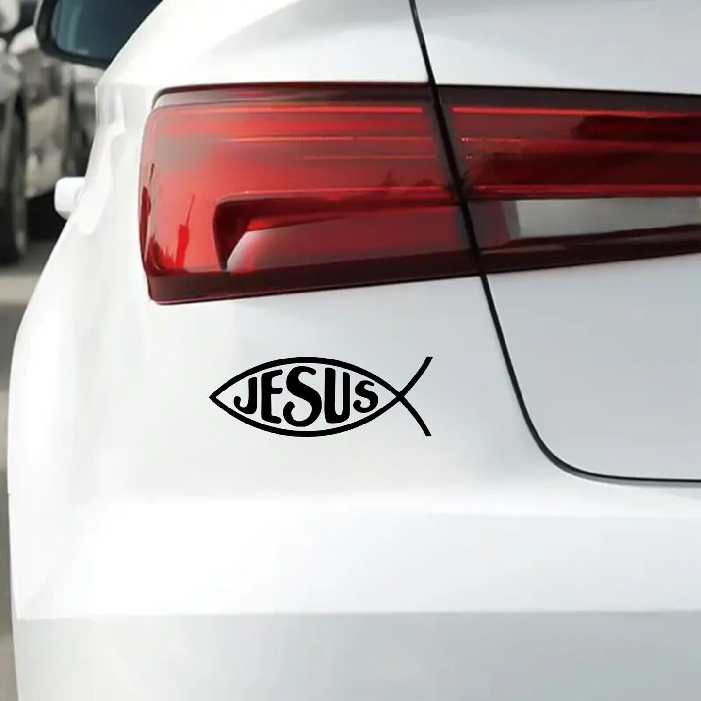 Jesus Fish | Christian Vinyl Sticker | Car Decal | Ichthys Symbol | Weatherproof