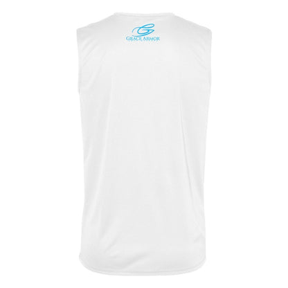Spirit Driven White Tank Top Religious Apparel Jesus Christian Clothing Unisex